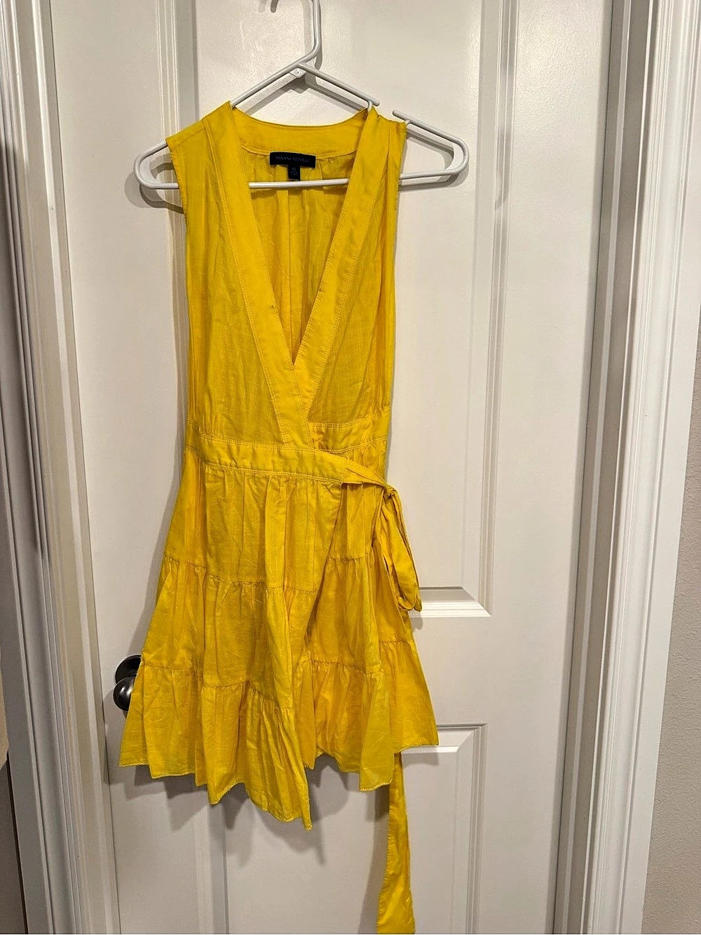 Banana Republic Yellow Mini Dress Size XS